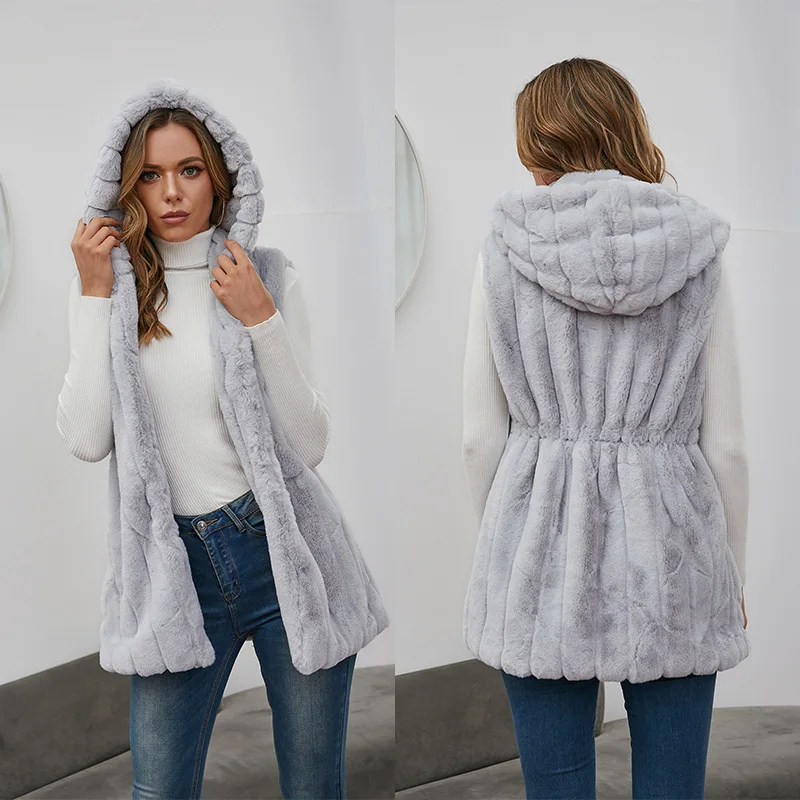 2023 New Fashion Hooded Vest Girl Spring and Autumn Fur Vest Girl Autumn and Winter Shoulder Vest Girl
2023 New Fashion Hooded Vest Girl Spring and Autumn Fur Vest Girl Autumn and Winter Shoulder Vest Girl