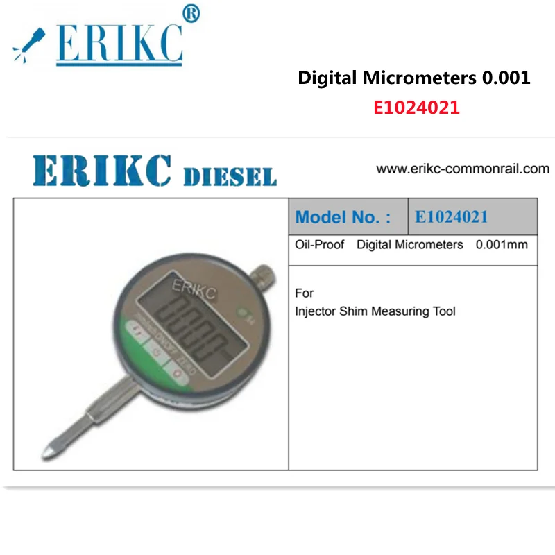 ERIKC E1024021 Common Rail Auto Diesel Injector Lift Measuring Scale Multifunction Test Kit Lift Measurement Tool
ERIKC E1024021 Common Rail Auto Diesel Injector Lift Measuring Scale Multifunction Test Kit Lift Measurement Tool