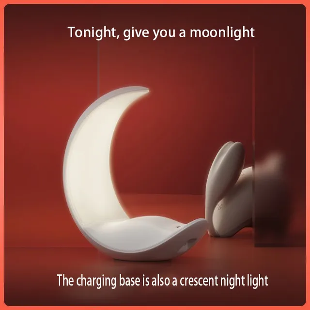 Bâton de Choc de Sucre CW pour Adulte, Lapin, Oeuf Sauteur de Lune, Petite Veilleuse, Fournitures Féminines, Dispositif de Flirt et de Masturbation 2