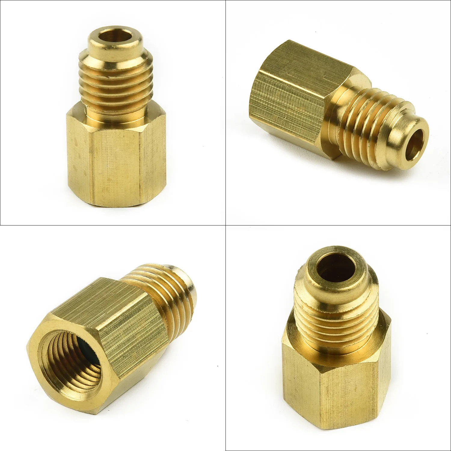 

1pcs R134A Conversion Joint Internal Thread 1/4"external Thread 1/2" Adapter Conditioner Adapter Quick Coupling Accessories
