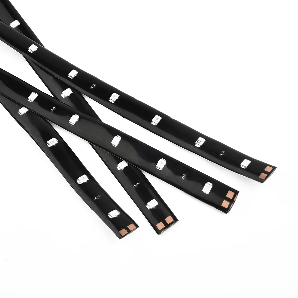Exterior LED Light Strip Flexible Lamps Universal DC 12V Decor Trunk Vehicle Waterproof 30cm 4pcs High Quality
Exterior LED Light Strip Flexible Lamps Universal DC 12V Decor Trunk Vehicle Waterproof 30cm 4pcs High Quality