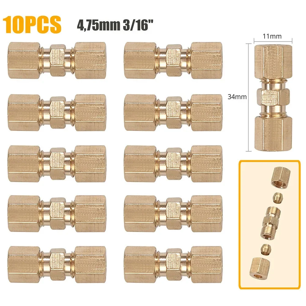 10pcs/set Universal Brake Line Steel Connectors For 4.75mm - 12mm SW, Suitable For BMW, For Ford, For Mercedes, For Opel
10pcs/set Universal Brake Line Steel Connectors For 4.75mm - 12mm SW, Suitable For BMW, For Ford, For Mercedes, For Opel