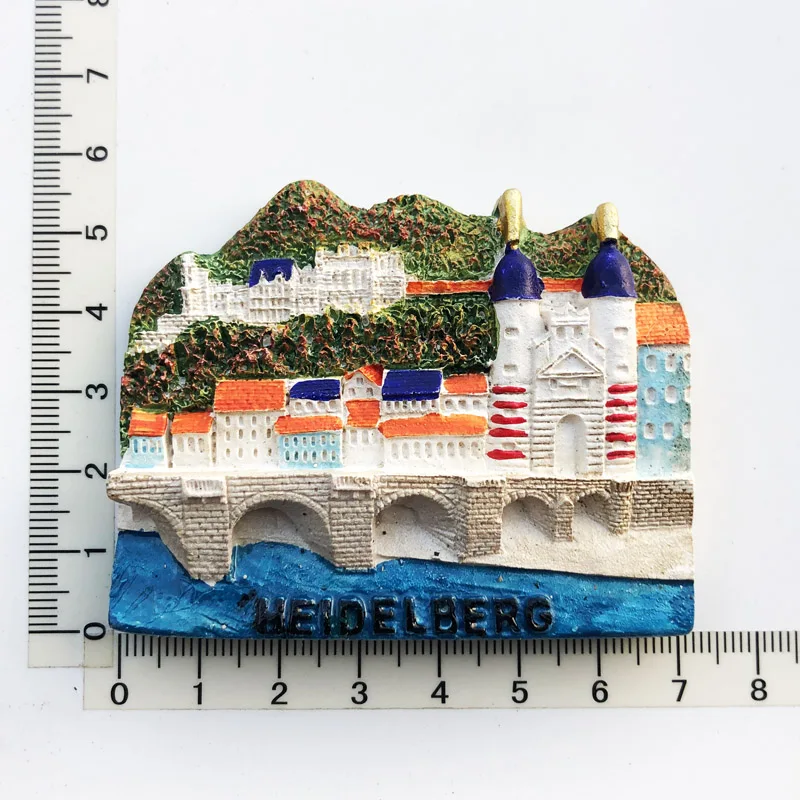 

Heidelberg, Germany Fridge Magnets Travel 3D Memorial Magnetic Refrigerator