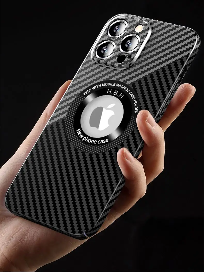 YurKem Carbon Fiber Magnetic Back Case With Lens Protective Film For IPhone 11 12 13 14 Pro Max 14 Plus Wireless Charging Cover
YurKem Carbon Fiber Magnetic Back Case With Lens Protective Film For IPhone 11 12 13 14 Pro Max 14 Plus Wireless Charging Cover