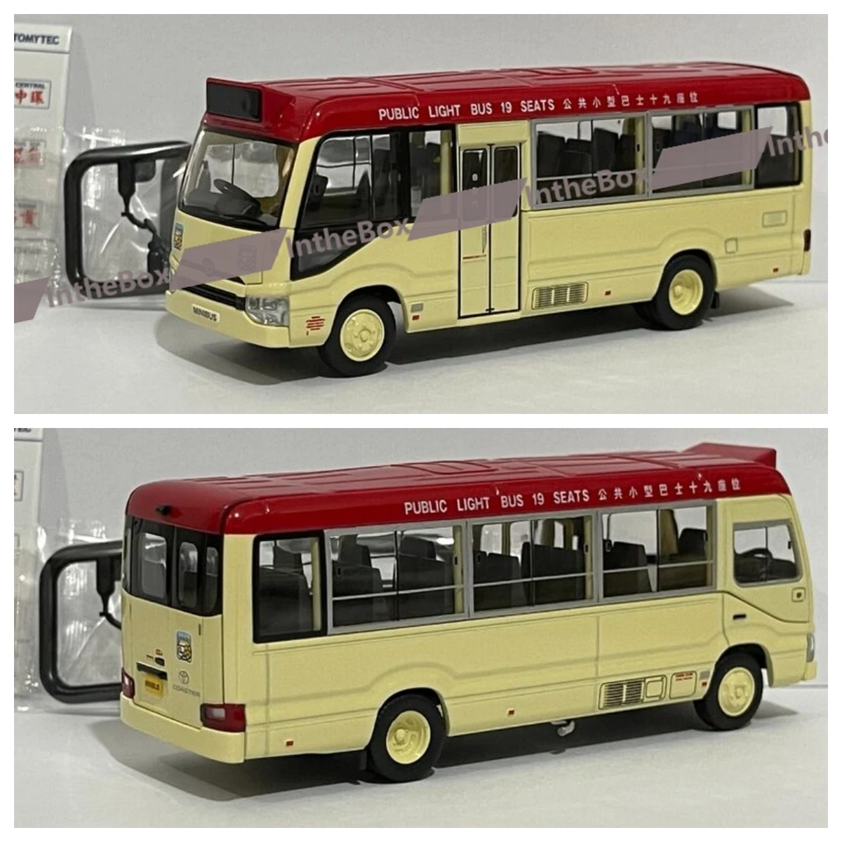 

Tomica Limited Vintage Neo Tomytec 1/64 Coaster Hong Kong Public Light Bus RED Diecast Model Car Collection Limited Edition Hob