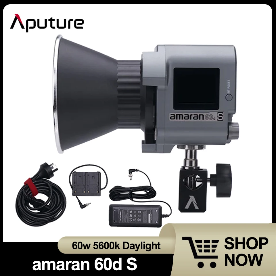 Aputure Amaran 60d S Amaran 60x S 65w LED Light for Photography Bowens Mount Bluetooth App Wireless Control
Aputure Amaran 60d S Amaran 60x S 65w LED Light for Photography Bowens Mount Bluetooth App Wireless Control