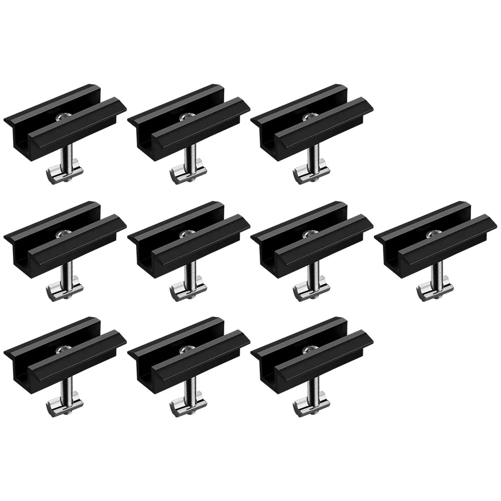 Upgrade Your Solar Setup 10x Solar Panel Middle Clamp Aluminum Black Design Easy to Install Ensures Secure Fit
Upgrade Your Solar Setup 10x Solar Panel Middle Clamp Aluminum Black Design Easy to Install Ensures Secure Fit