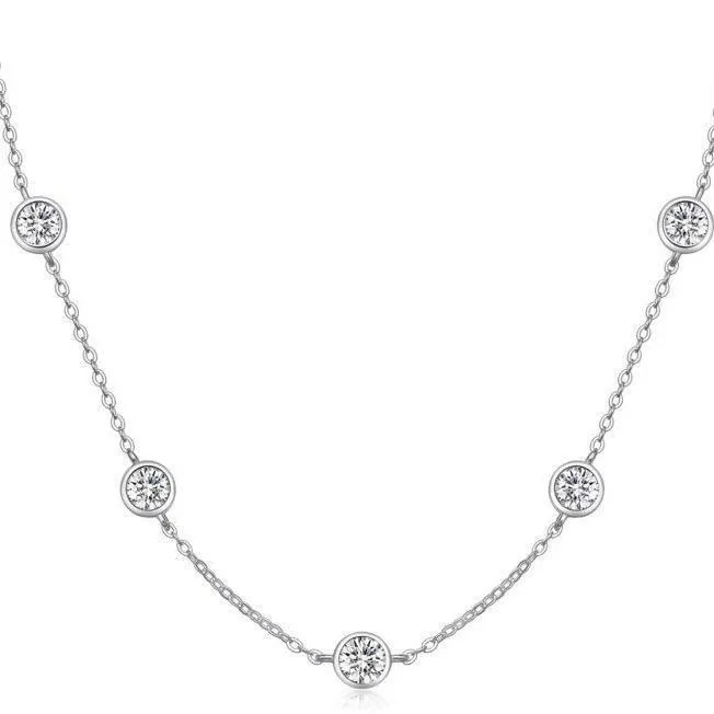Fashion Luxury Classic Moissanite 2.5 Diamond-set Babysbreath Necklace For Women 925 Silver Party Jewelry Gift 2 Mallzona S055bf223fdf1444f95b7d71e0ca43a15g Fashion Luxury Classic Moissanite 2.5 Diamond-set Babysbreath Necklace For Women 925 Silver Party Jewelry Gift Mallzona