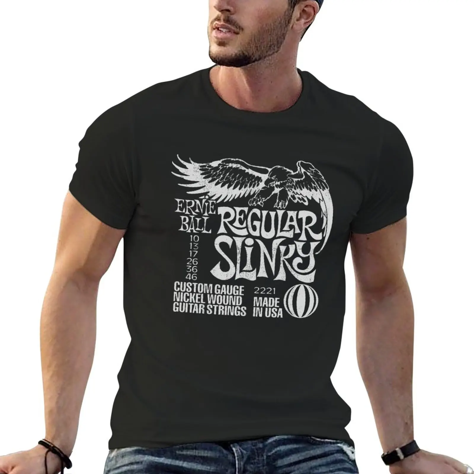 

New Ernie Ball Regular Slinky Essential T-Shirt sublime t shirt quick-drying t-shirt graphics t shirt mens graphic t-shirts pack