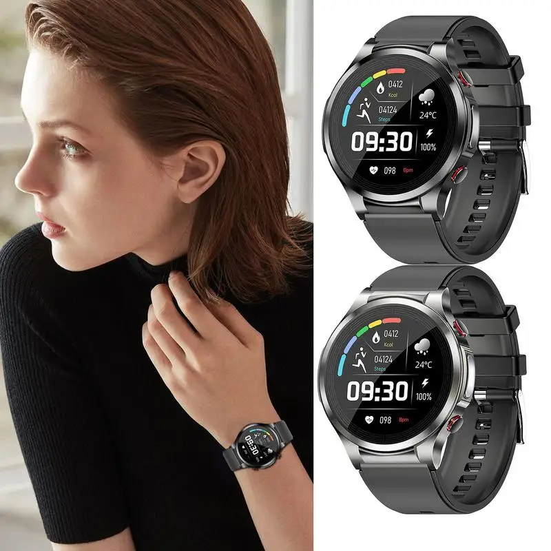 

Blood Sugar Monitor Watch Non-invasive Blood Sugar Watch With 30 Sports Modes 1.32 Inch Full Touch Screen Fashionable Wearable
