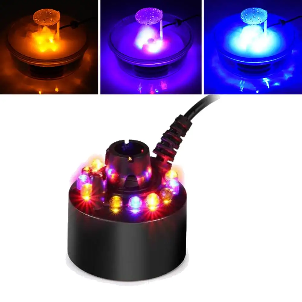 Fountain Ornament Atomizer Water Fountain Fog Mister 12 LED Lights Mist Maker Fogger Pumpkin Light Fogger for Pond Birdbath
Fountain Ornament Atomizer Water Fountain Fog Mister 12 LED Lights Mist Maker Fogger Pumpkin Light Fogger for Pond Birdbath
