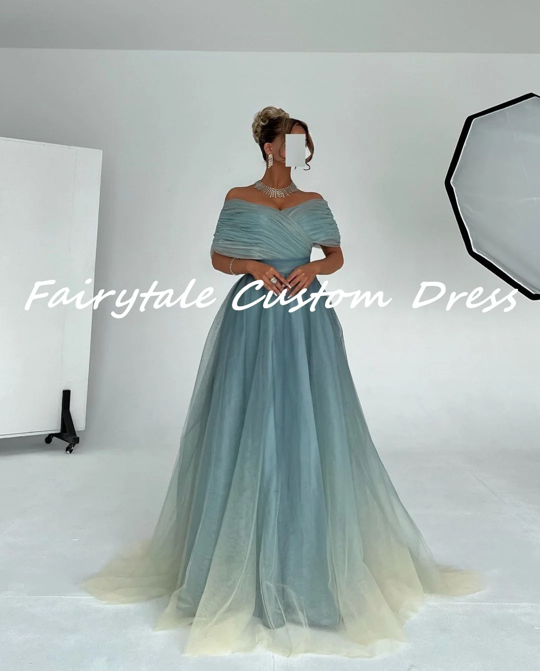 

Fairytale V-neck A-Line Elegant and pretty women's dresses Long dresses Evening Dress Women Luxury 2024 Dubai فستان حفلات الزفاف