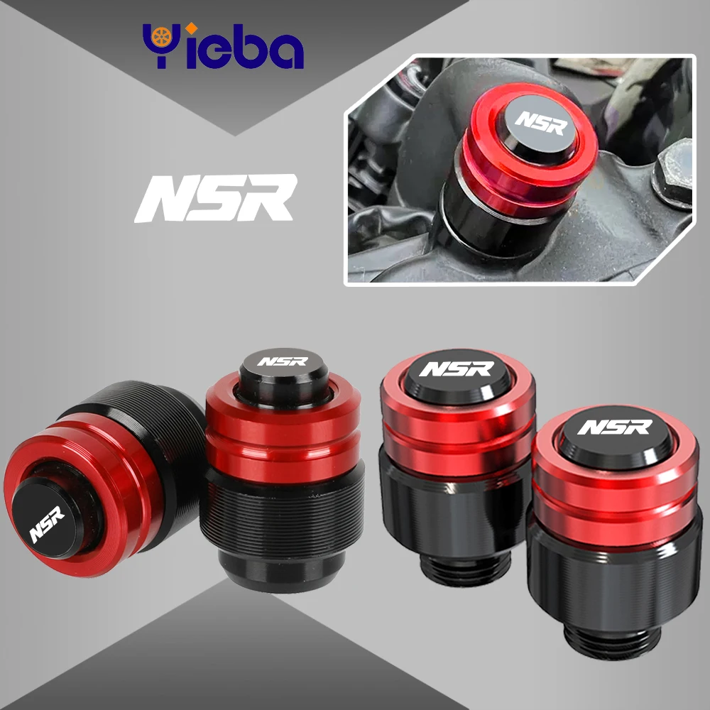 

NSR 150 250 Rearview Mirror Plug Hole Screw Cap & Tire Valve Stem Caps Cover FOR HONDA CBR250 NSR250 1988-1994 NSR125 1988-1990