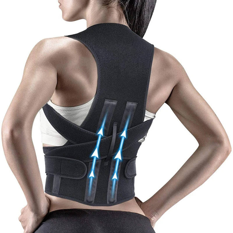 

Posture Corrector Therapy Back Brace Spine Straightener Shoulder Upright Body Correction Improve Neck Pain Relieve For Men Women