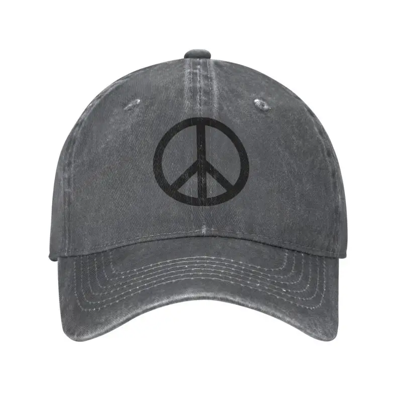 

Classic Cotton Peace Symbol Baseball Cap Women Men Custom Adjustable Adult Dad Hat Hip Hop