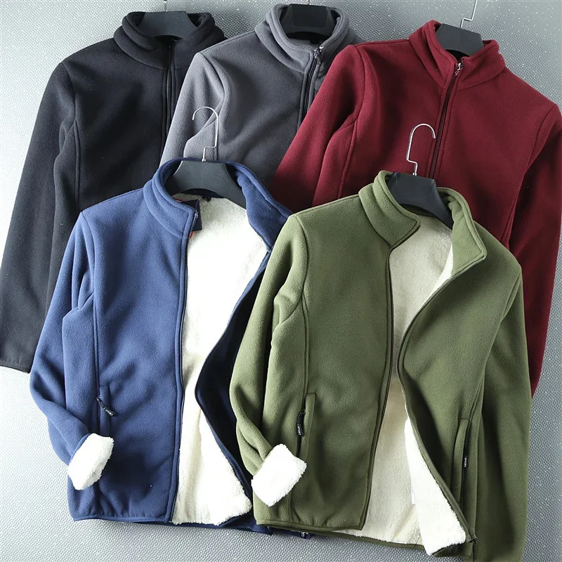Classic Cashmere Thickened Men's Warm Fleece Jacket Outdoor Hiking Trekking Fitness Running Working Tooling Coat Windbreaker
Classic Cashmere Thickened Men's Warm Fleece Jacket Outdoor Hiking Trekking Fitness Running Working Tooling Coat Windbreaker
