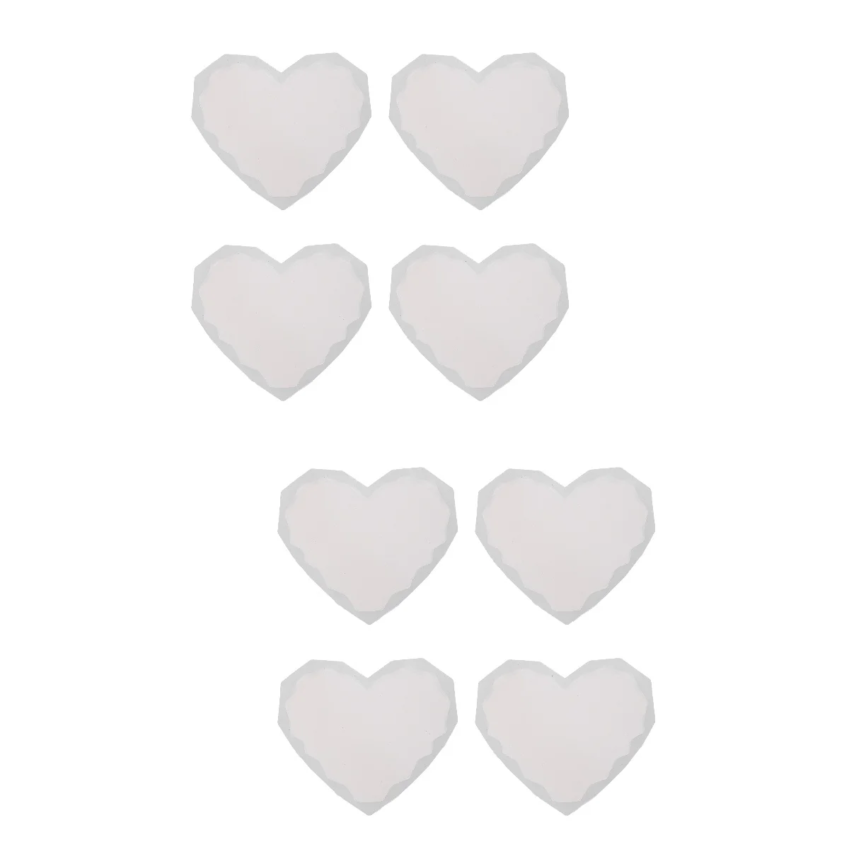 8 Pcs Heart Diamond Mold DIY Epoxy Decorate Shaped Handmade Silica Gel Coaster Silicone
8 Pcs Heart Diamond Mold DIY Epoxy Decorate Shaped Handmade Silica Gel Coaster Silicone