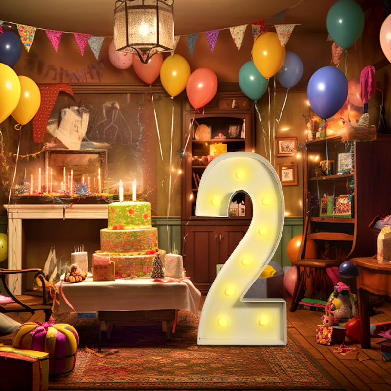 93CM Giant Figure Balloon Filling Box with Lights Birthday Balloon Number 1 2 3 Frame Box Balloon for Baby Shower Wedding Decor
93CM Giant Figure Balloon Filling Box with Lights Birthday Balloon Number 1 2 3 Frame Box Balloon for Baby Shower Wedding Decor
