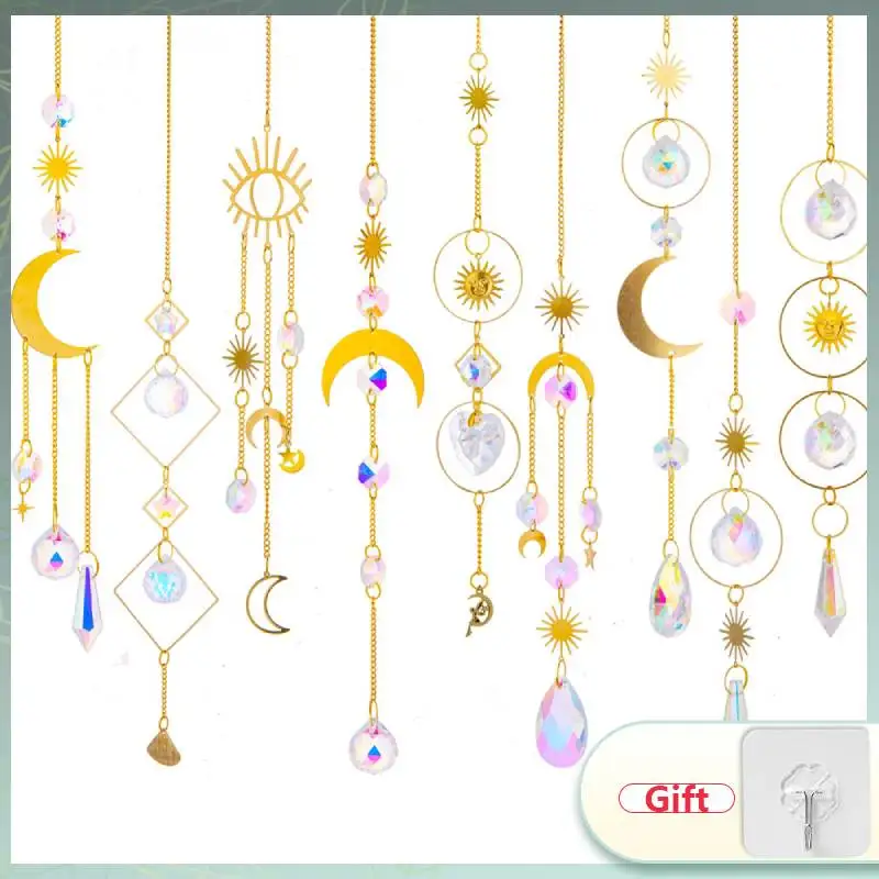 Crystal Prisms Light Catcher Hexagon Wind Chime Hanging Pendant Sun Catcher Summer Gift Windchimes for Home Garden Decoration
Crystal Prisms Light Catcher Hexagon Wind Chime Hanging Pendant Sun Catcher Summer Gift Windchimes for Home Garden Decoration