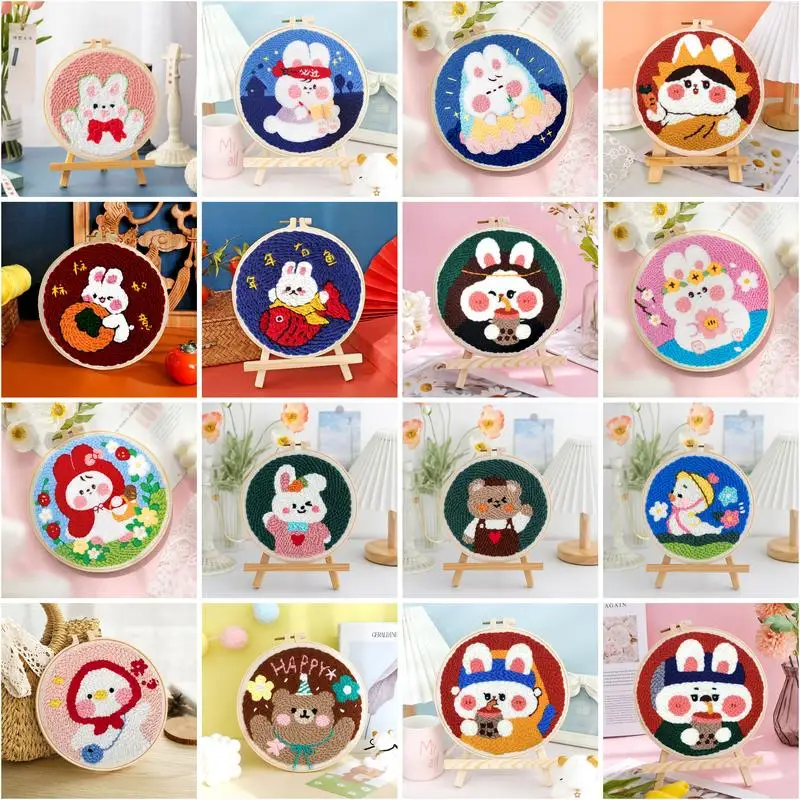 CHENISTORY Punch Needle Embroidery Starter Kits DIY Punch Needle Embroidery Pattern Pen Hoops for Adults Beginner Handcraft
CHENISTORY Punch Needle Embroidery Starter Kits DIY Punch Needle Embroidery Pattern Pen Hoops for Adults Beginner Handcraft