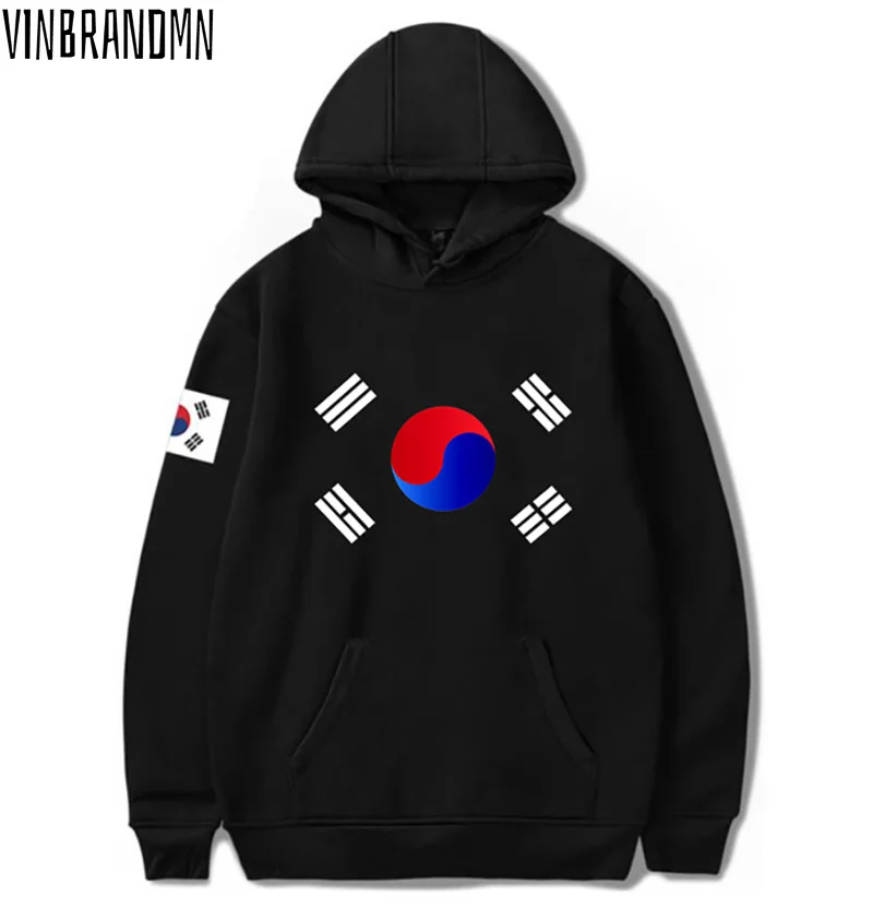 

2023 New Fashion South Korean National Flag Pringitng Pullover Sweatshirt 3XL Plus Size Hoodies Republic of Korea Flag Clothes