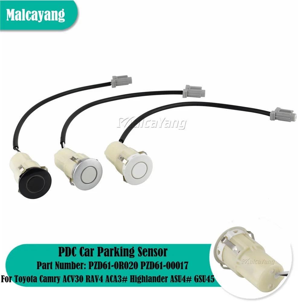 

Car Parking Distance Control PDC Sensor For Toyota Camry ACV30 RAV4 ACA3# Highlander ASU4# GSU45 Prado PZD61-0R020 PZD61-00017