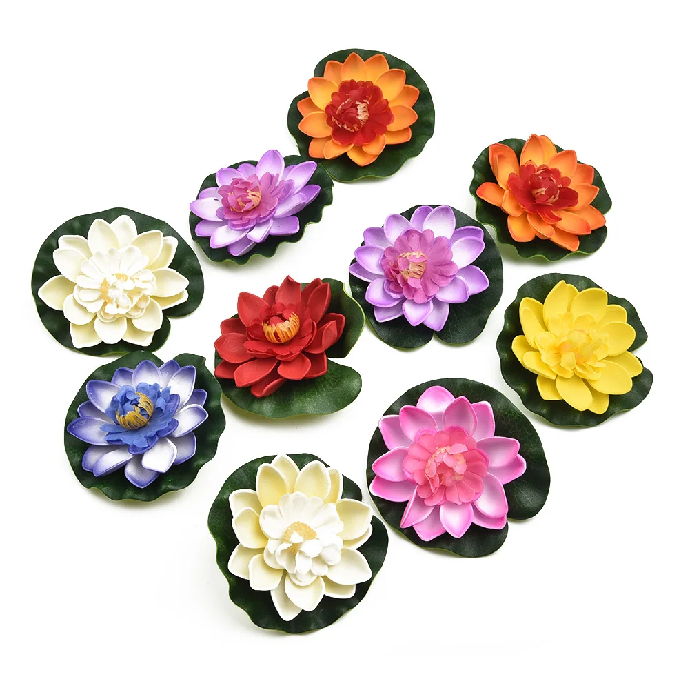 10cm Lotus Artificial Flower Floating Fake Lotus Plant Lifelike Water Lily Micro Landscape Do Not Fade For Pond Garden Decor
10cm Lotus Artificial Flower Floating Fake Lotus Plant Lifelike Water Lily Micro Landscape Do Not Fade For Pond Garden Decor