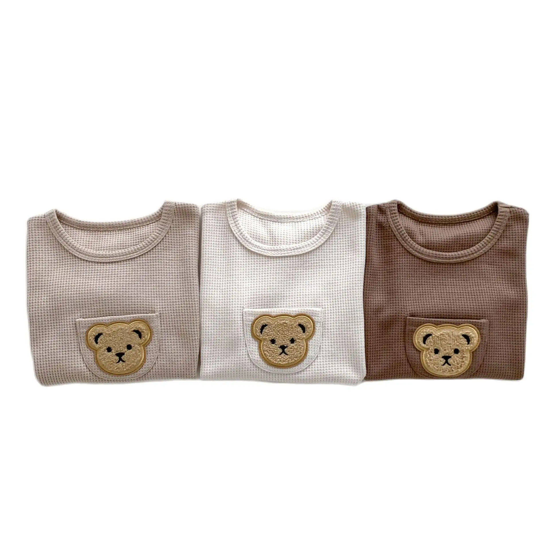 New Summer Baby T-shirt Toddler Bear Waffle Sweatshirt Infant Cute Girls Tops
New Summer Baby T-shirt Toddler Bear Waffle Sweatshirt Infant Cute Girls Tops