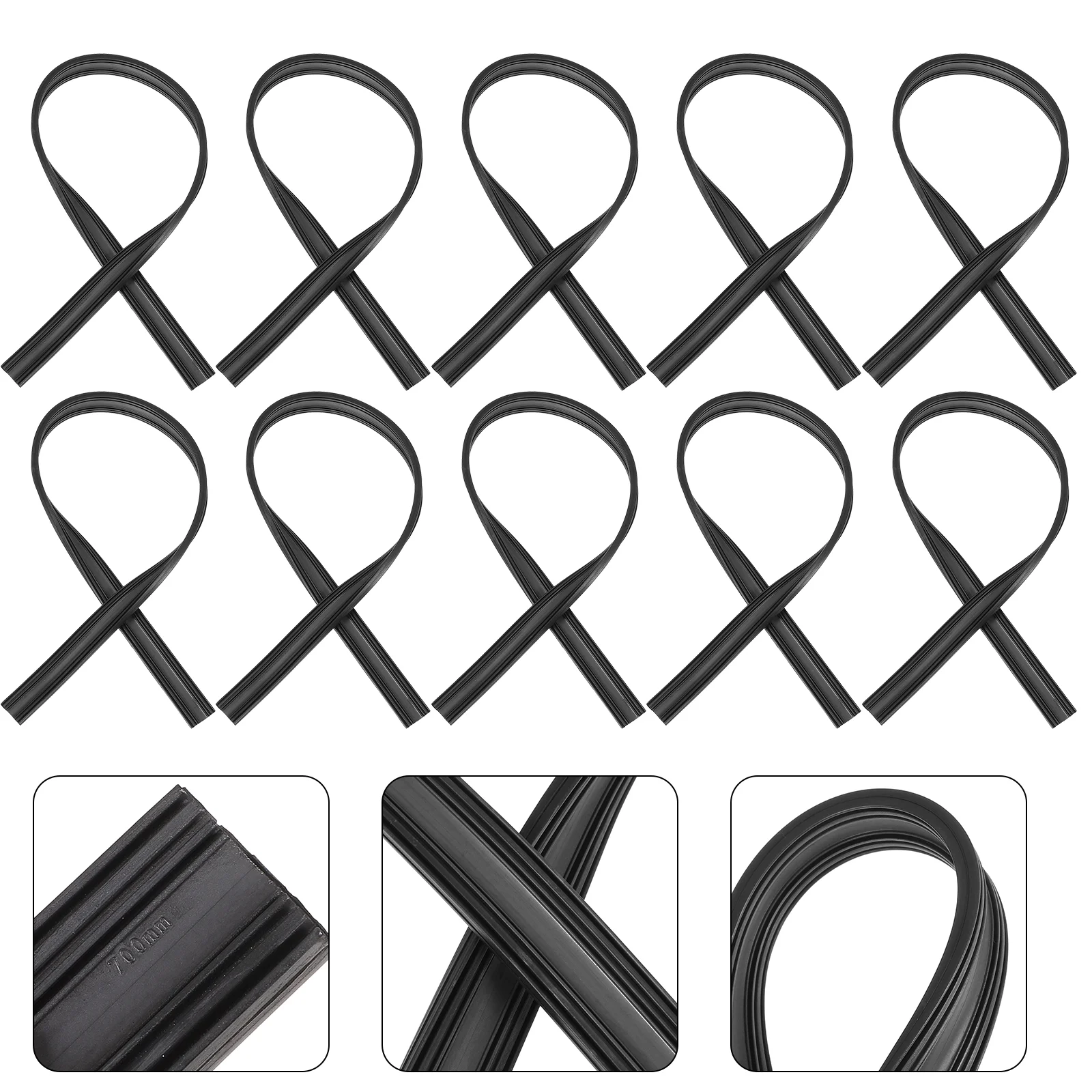 10 Pcs Adhesive Strip Auto Rubber Strips Car Automobile Cars Winter Wiper Blades
10 Pcs Adhesive Strip Auto Rubber Strips Car Automobile Cars Winter Wiper Blades