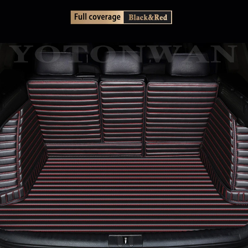 

YOTONWAN Full Coverage Custom Made Leather Car Trunk Mat For Genesis GV70 GV80 GV90 Auto Accessories Car-Styling Waterproof
