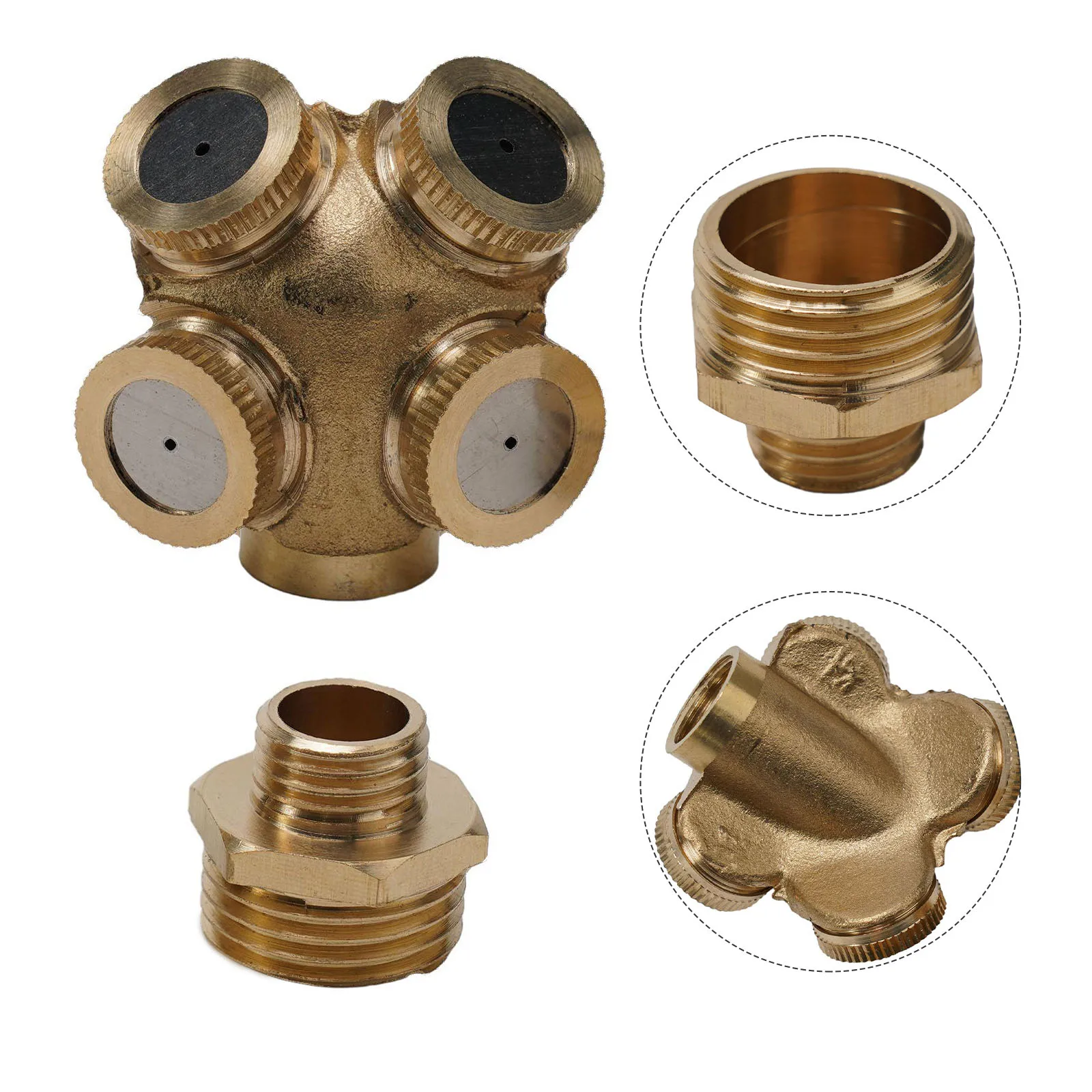 1/2" Misting Nozzle Atomizing Spray Fitting Nebulizer Hose Connector Water Sprinklers Heads Adjustable Garden Irrigation
1/2" Misting Nozzle Atomizing Spray Fitting Nebulizer Hose Connector Water Sprinklers Heads Adjustable Garden Irrigation