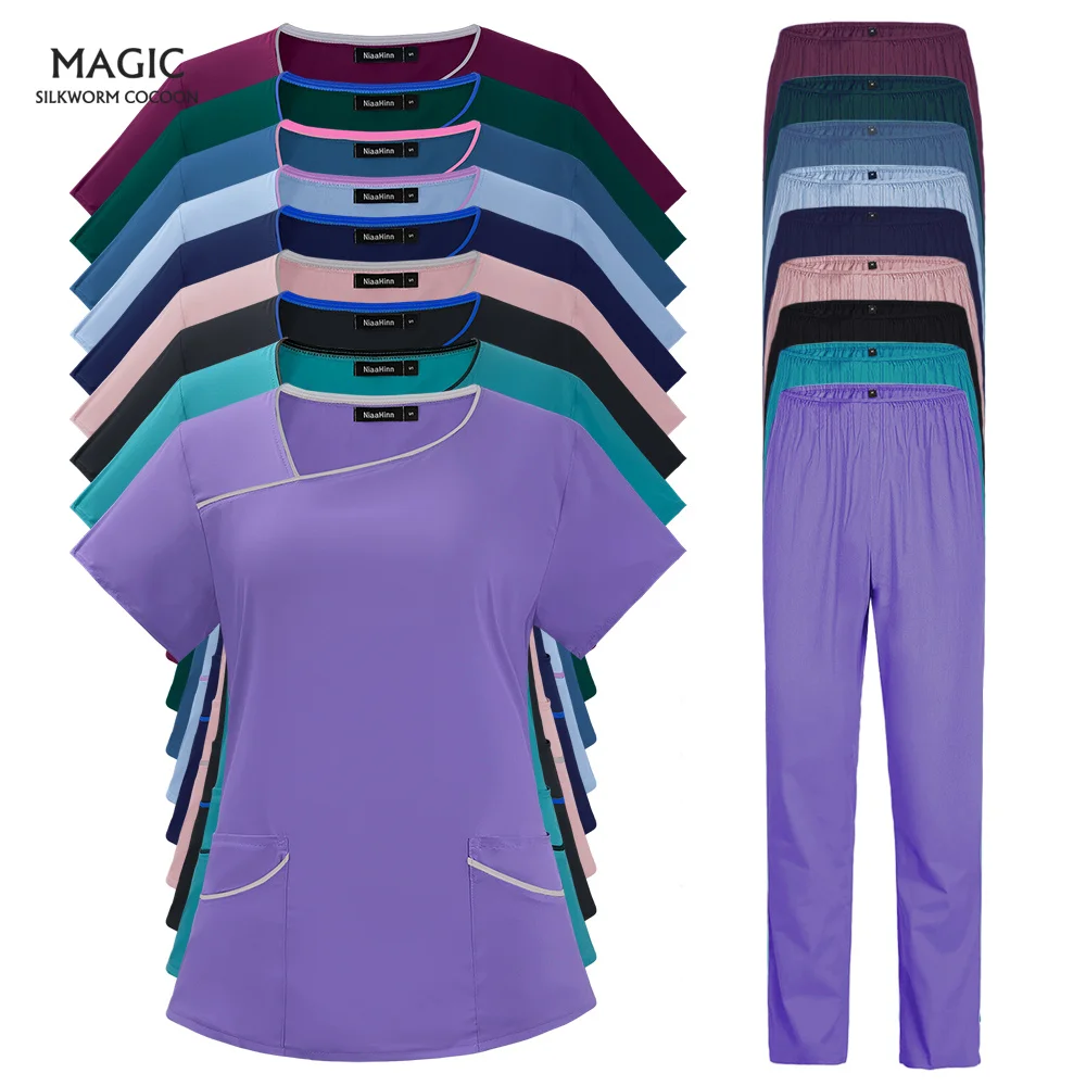 Wholesale Women's Scrub Clothing Sets Medical Scrubs Suit Nursing Uniform for Women Medical Nurse Scrub Sets Medical Accessories
Wholesale Women's Scrub Clothing Sets Medical Scrubs Suit Nursing Uniform for Women Medical Nurse Scrub Sets Medical Accessories