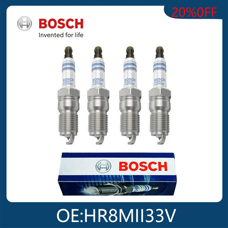 BOSCH Original Genuine 4pcs Double Iridium Spark Plugs Car Candles Product For MAZDA FORD 3 6 Cx-7 Mondeo V 0242230612 HR8MII33V
BOSCH Original Genuine 4pcs Double Iridium Spark Plugs Car Candles Product For MAZDA FORD 3 6 Cx-7 Mondeo V 0242230612 HR8MII33V