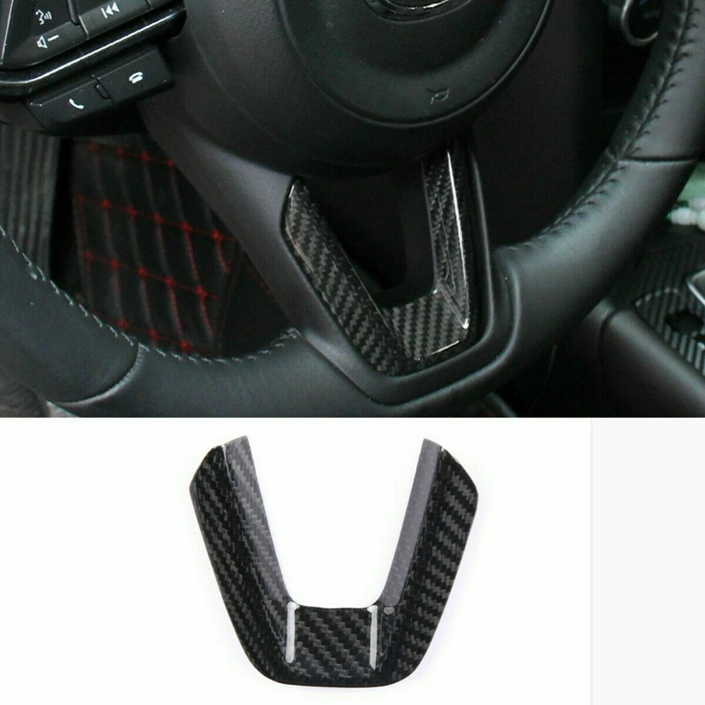 For MAZDA 3 6 CX5 CX9 Carbon Fiber Style ABS Steering Wheel Center Trim Cover Stylish Style Can Beauty Your Car
For MAZDA 3 6 CX5 CX9 Carbon Fiber Style ABS Steering Wheel Center Trim Cover Stylish Style Can Beauty Your Car