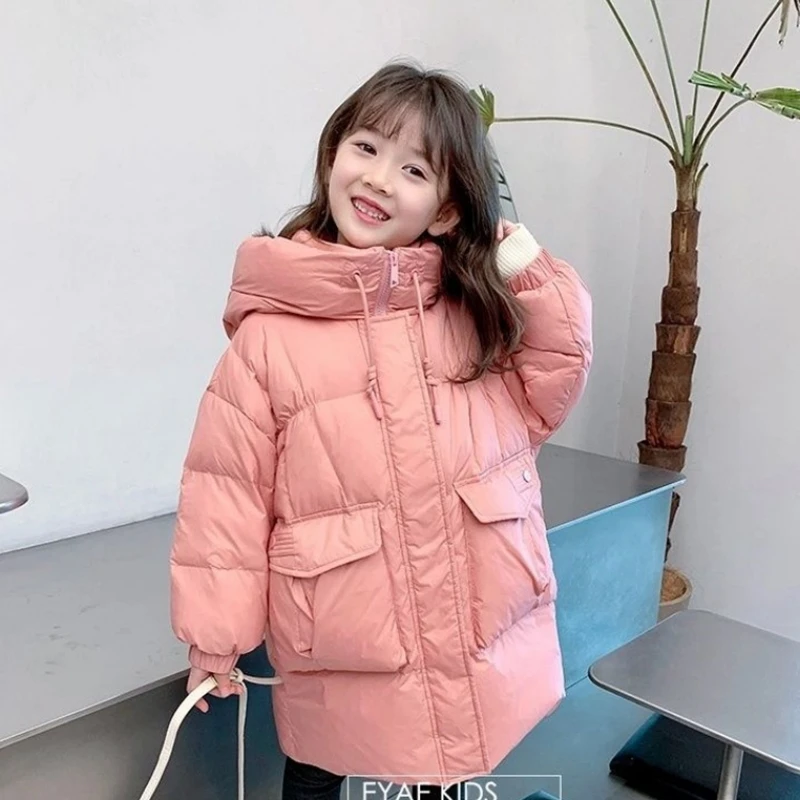 Girls Down Coat Jacket Cotton Windbreak 2023 Lovely Warm Plus Thicken Velvet Winter Outwear Children's Clothing
Girls Down Coat Jacket Cotton Windbreak 2023 Lovely Warm Plus Thicken Velvet Winter Outwear Children's Clothing