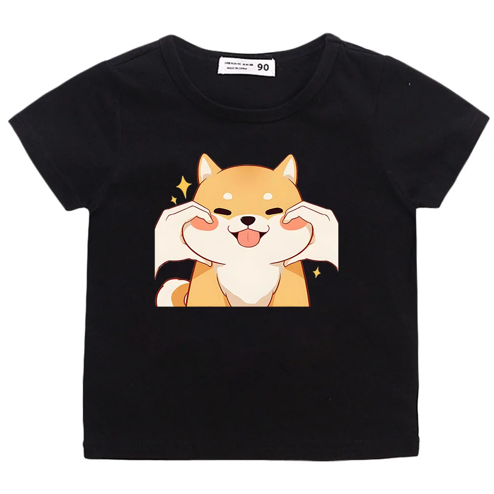 100%cotton Shiba Inu T Shirt Kawaii Ear T-Shirts Japanese Akita Cute Dog Embroidery Top Children Clothing Girls Boys Graphic Tee
100%cotton Shiba Inu T Shirt Kawaii Ear T-Shirts Japanese Akita Cute Dog Embroidery Top Children Clothing Girls Boys Graphic Tee