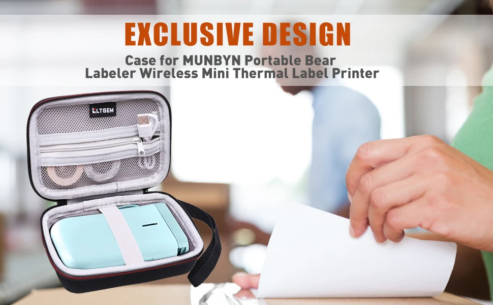 Label Printer Case for Phomemo D30 NIIMBOT D11/D110 JADENS D110 Label Printer Protective Carrying Storage Bag (Case Only) Label Printer Case for Phomemo D30 NIIMBOT D11/D110 JADENS D110 Label Printer Protective Carrying Storage Bag (Case Only)