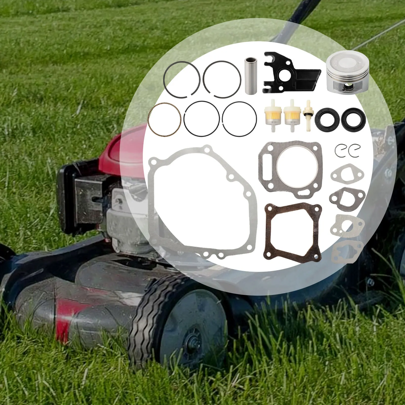 Piston Rebuild Kit Fuel Filter For GX160 GX200 5.5HP 6.5HP Rings Gaskets Home Yard Garden Replacement Power Tool Accessories
Piston Rebuild Kit Fuel Filter For GX160 GX200 5.5HP 6.5HP Rings Gaskets Home Yard Garden Replacement Power Tool Accessories