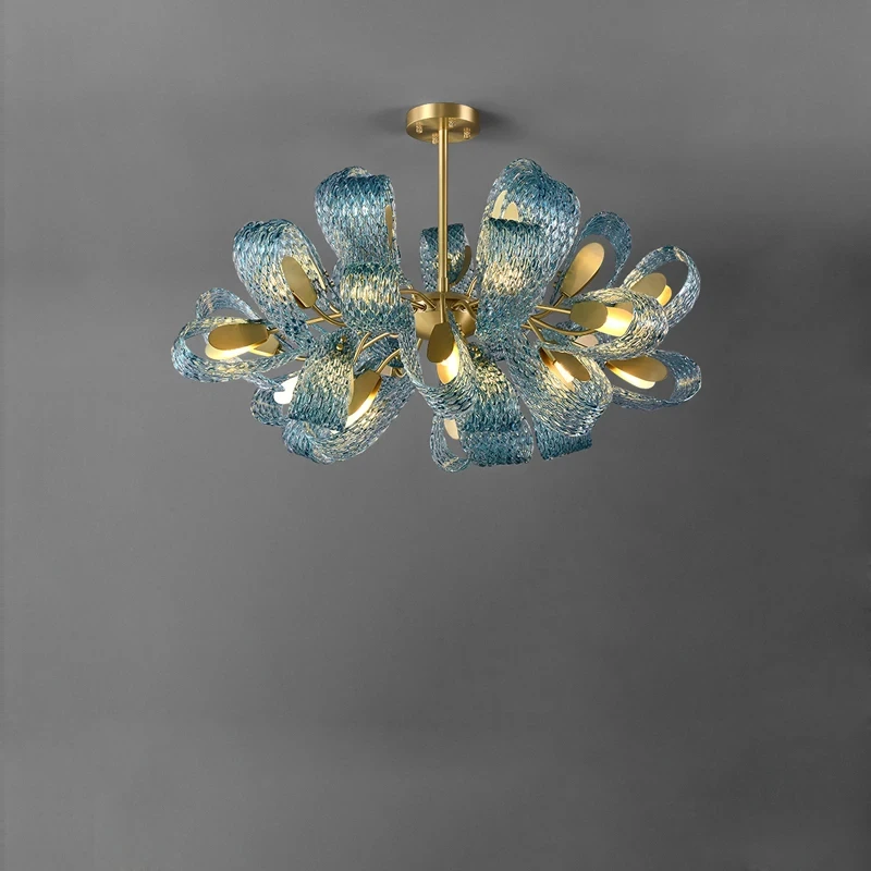 Modern Blue Glass Led Pendant Lamps Designer Hanging Lamps for Hallway Bar Bedroom Chandelier Suspension Luminaire Lighting
Modern Blue Glass Led Pendant Lamps Designer Hanging Lamps for Hallway Bar Bedroom Chandelier Suspension Luminaire Lighting