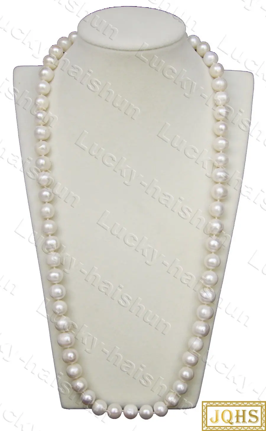 JQHS Long Natural 25" 11mm Round White Freshwater Pearls Necklace Dragon Clasp C785 Jewelry
JQHS Long Natural 25" 11mm Round White Freshwater Pearls Necklace Dragon Clasp C785 Jewelry