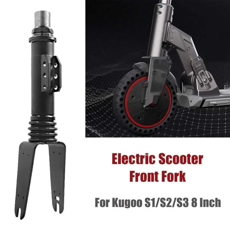 

8 inch Electric Scooter Accessories Front Fork for KUGOO S1/S2/S3 Assembly Alloy Spring Shock Absorber Scooter Accessories