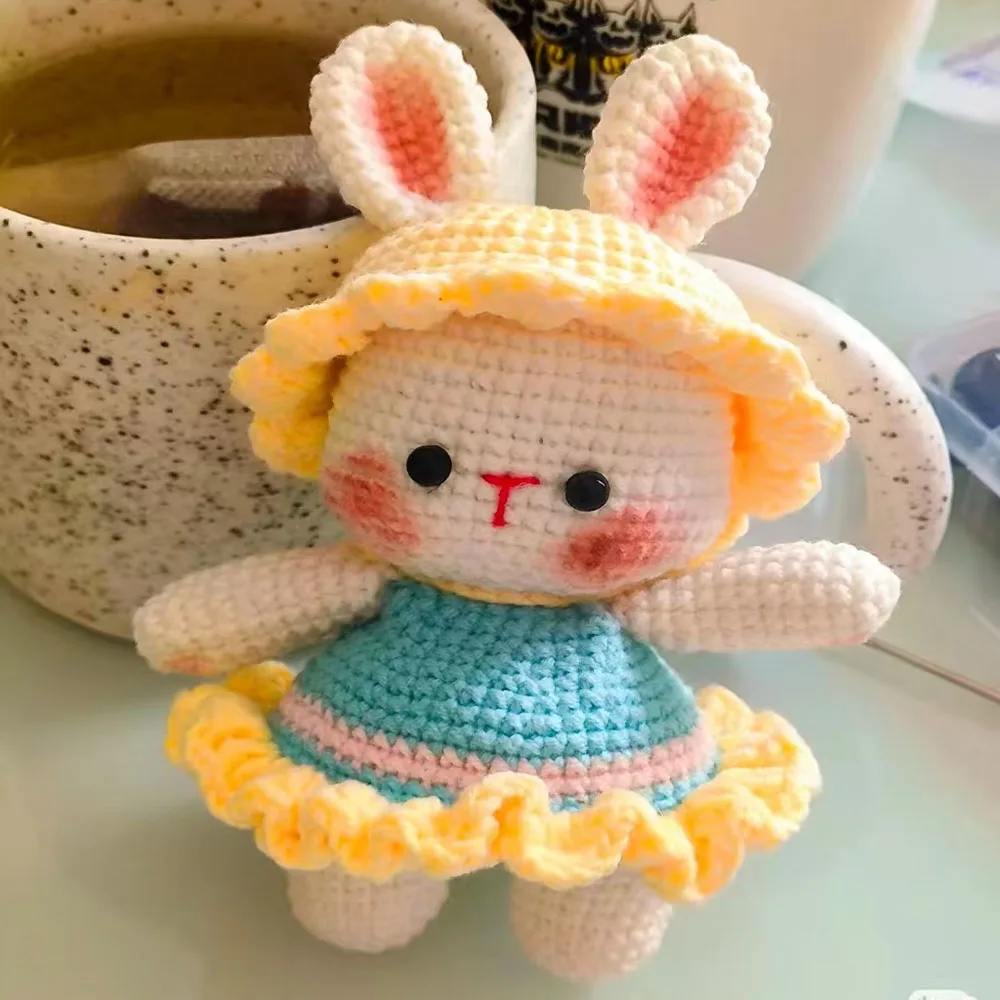 New Style Finished Crochet Strawberry Rabbit Doll Key Chain ,Handmade Crochet Watermelon Rabbit Pendant, Crochet Pretty Rabbit New Style Finished Crochet Strawberry Rabbit Doll Key Chain ,Handmade Crochet Watermelon Rabbit Pendant, Crochet Pretty Rabbit