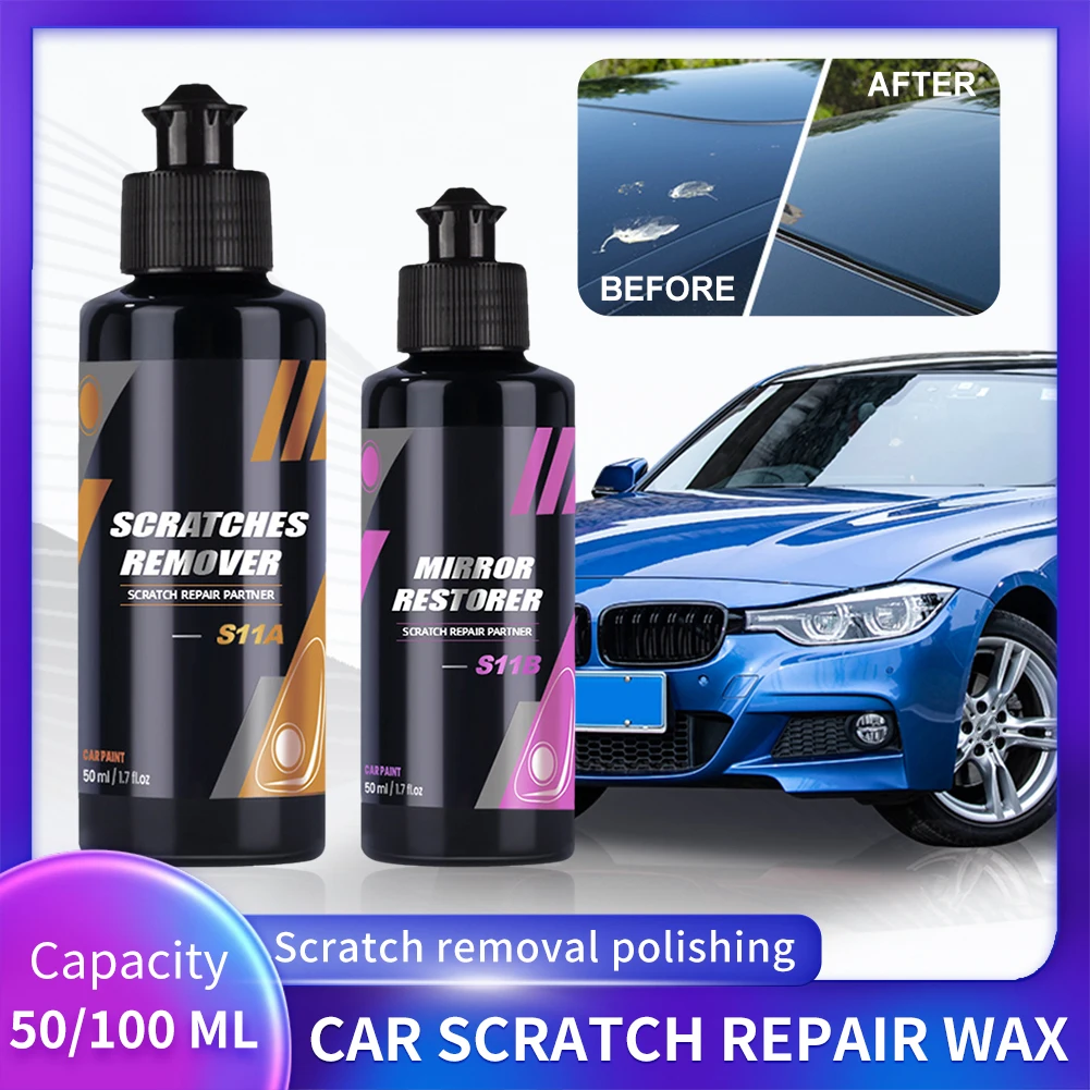 50ML Car Paint Repair Scratches Remover Cars Body Compound Cleaning Polishing Paste Paint Care Wax Cream Maintenance HGKJ S11A/B
50ML Car Paint Repair Scratches Remover Cars Body Compound Cleaning Polishing Paste Paint Care Wax Cream Maintenance HGKJ S11A/B