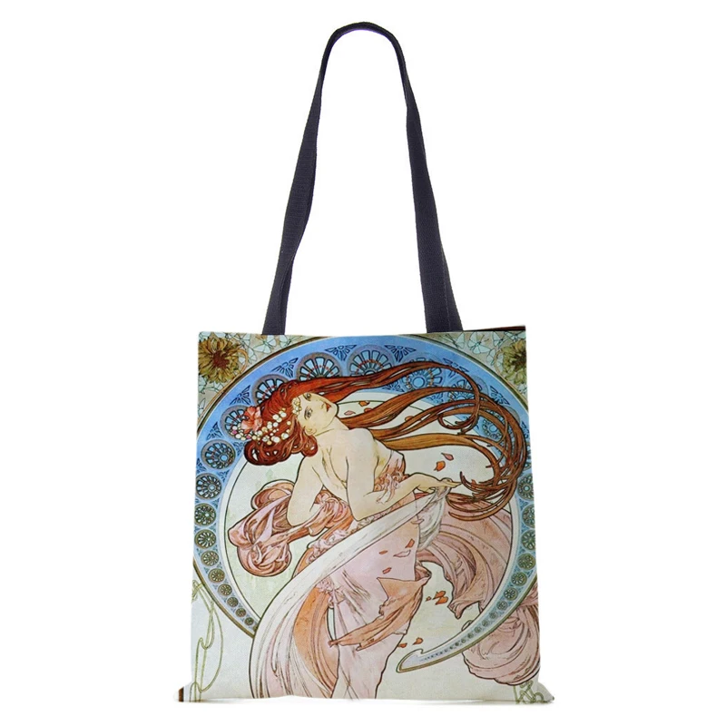 Classic Storage bag Women Retro Canvas Shopper Bag with Handle Funny Eco Foldable Reusable Tote Bag Book Key Phone Shopping Bag 
Classic Storage bag Women Retro Canvas Shopper Bag with Handle Funny Eco Foldable Reusable Tote Bag Book Key Phone Shopping Bag