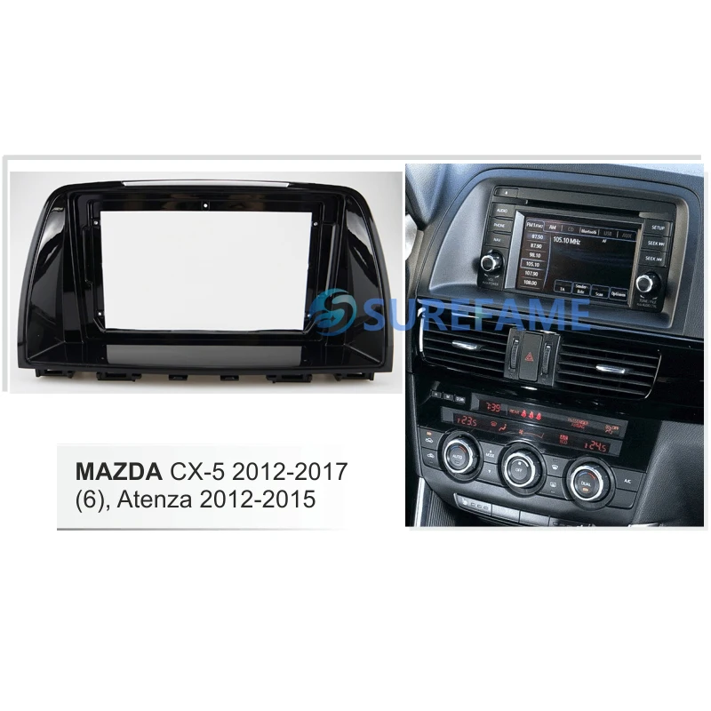 9-дюймовая Автомобильная панель Fascia ДЛЯ MAZDA 6 Atenza 2012-2015 CX5 CX-5 2012-2017 комплект для