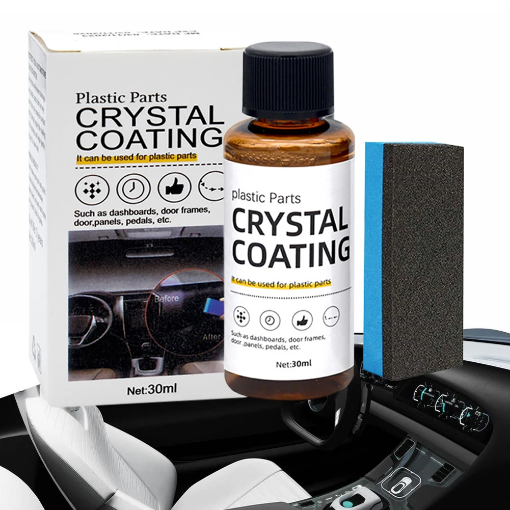 30/60ml Plastic Restorer For Car Easy To Use Plastic Part Refurbishment Crystal Coating Refurbish Agent With Sponge Long Lasting
30/60ml Plastic Restorer For Car Easy To Use Plastic Part Refurbishment Crystal Coating Refurbish Agent With Sponge Long Lasting
