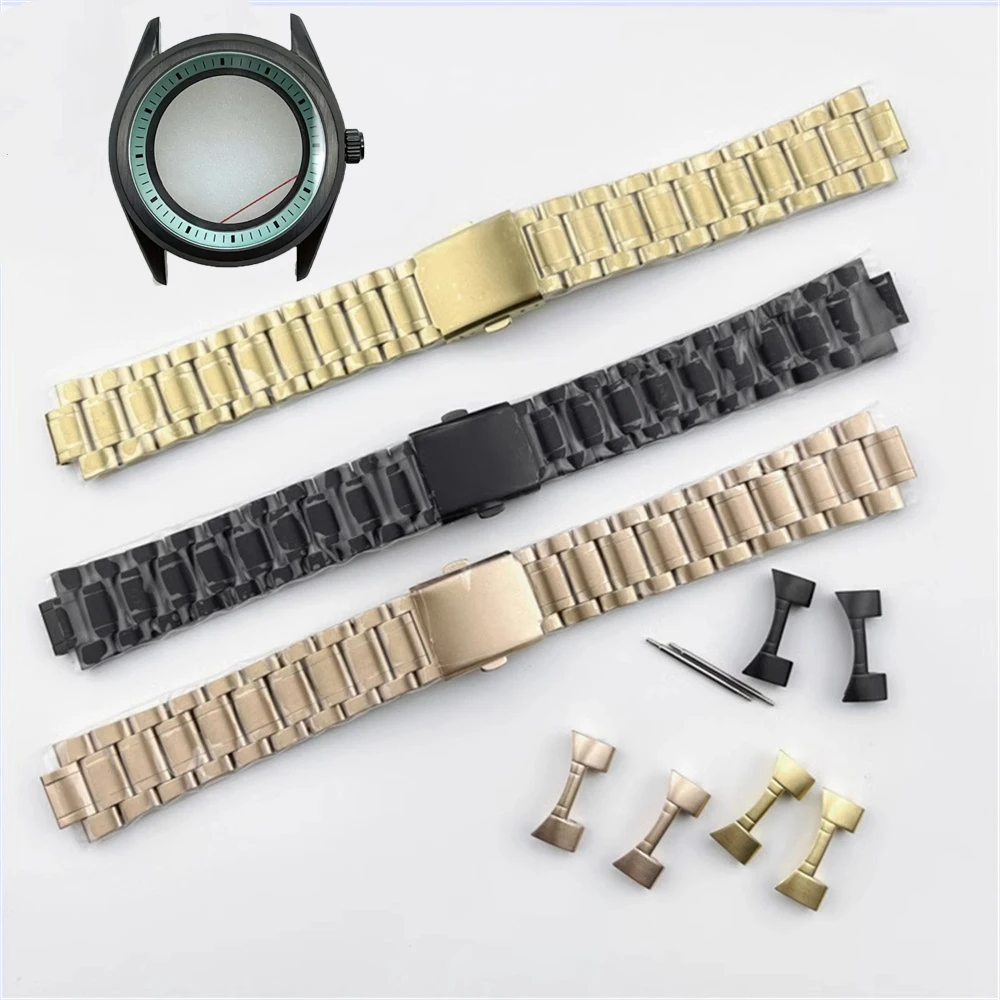 New 22mm Steel Watch Strap 316 Stainless Steel Diving Watchband Butterfly Buckle Assembled Watch Repair Tool Parts Accessories
New 22mm Steel Watch Strap 316 Stainless Steel Diving Watchband Butterfly Buckle Assembled Watch Repair Tool Parts Accessories