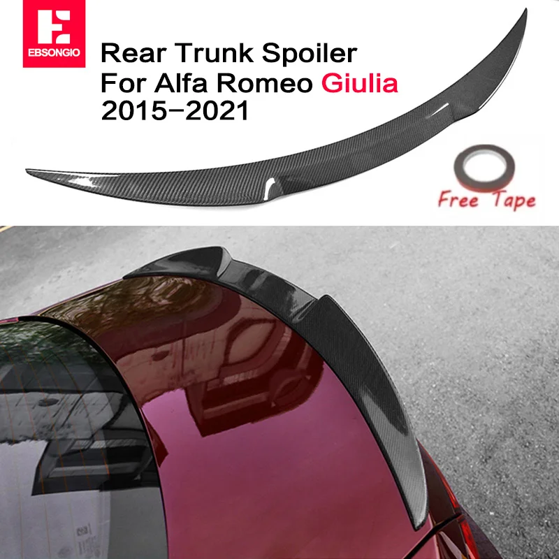 EBSONGIO для Alfa Romeo Giulia спойлер 2015-2021 углеродное волокно/FRP задний спойлер багажника задний багажник губа крыло автомобильный Стайлинг
EBSONGIO для Alfa Romeo Giulia спойлер 2015-2021 углеродное волокно/FRP задний спойлер багажника задний багажник губа крыло автомобильный Стайлинг