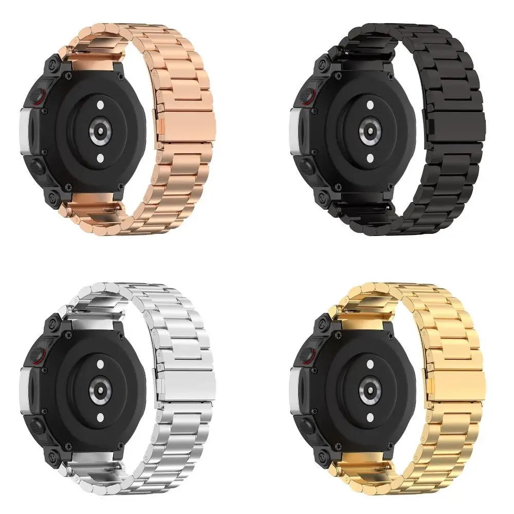 Wristband Bracelet Watchband Replacement Metal Stainless Steel Strap For Amazfit T-Rex 2
Wristband Bracelet Watchband Replacement Metal Stainless Steel Strap For Amazfit T-Rex 2