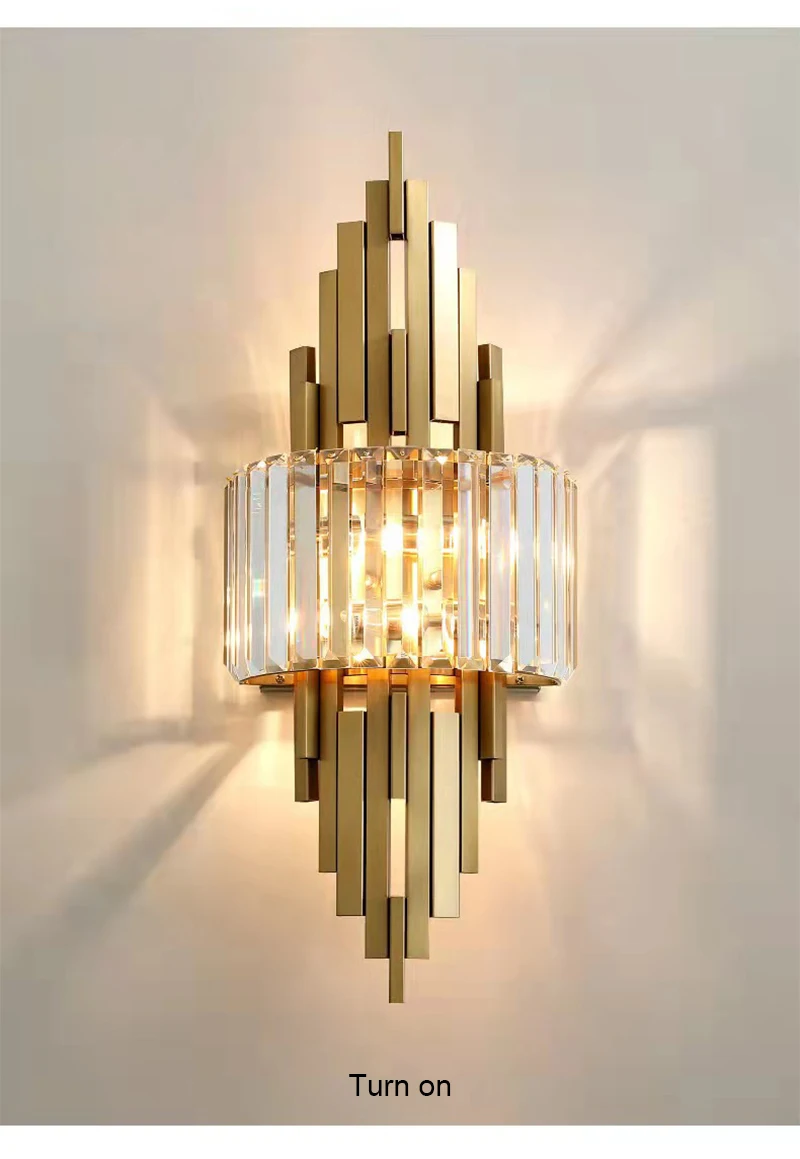 Light Luxury LED Wall Lamp Crystal Modern Wall Light Gold Nordic Wall Sconce Indoor Lighting Home Decor Living Room Bedroom Light Luxury LED Wall Lamp Crystal Modern Wall Light Gold Nordic Wall Sconce Indoor Lighting Home Decor Living Room Bedroom